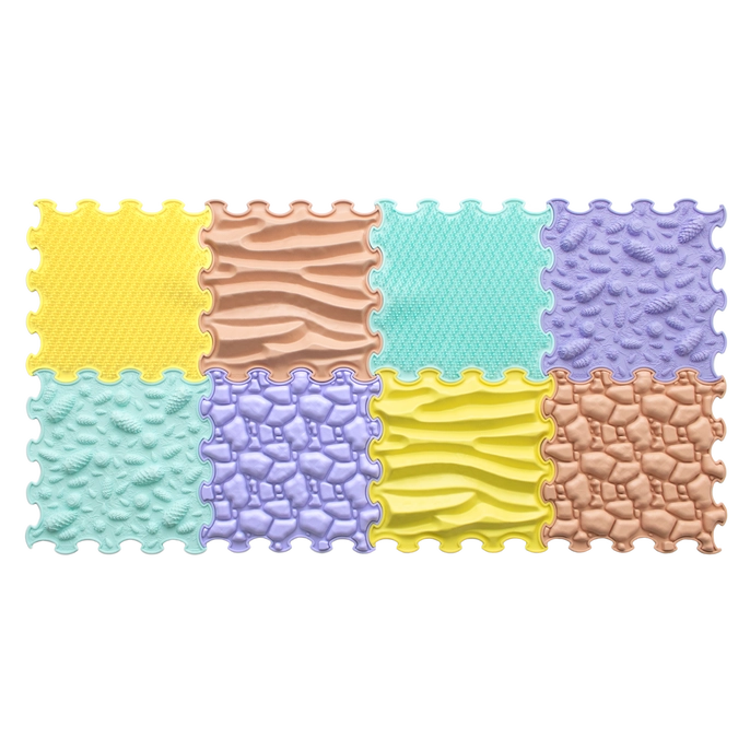 The Ortoto Sensory & Calm Pastel Mats.