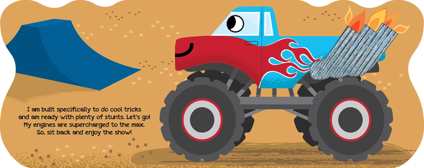 A look inside Mega Monster Truck.