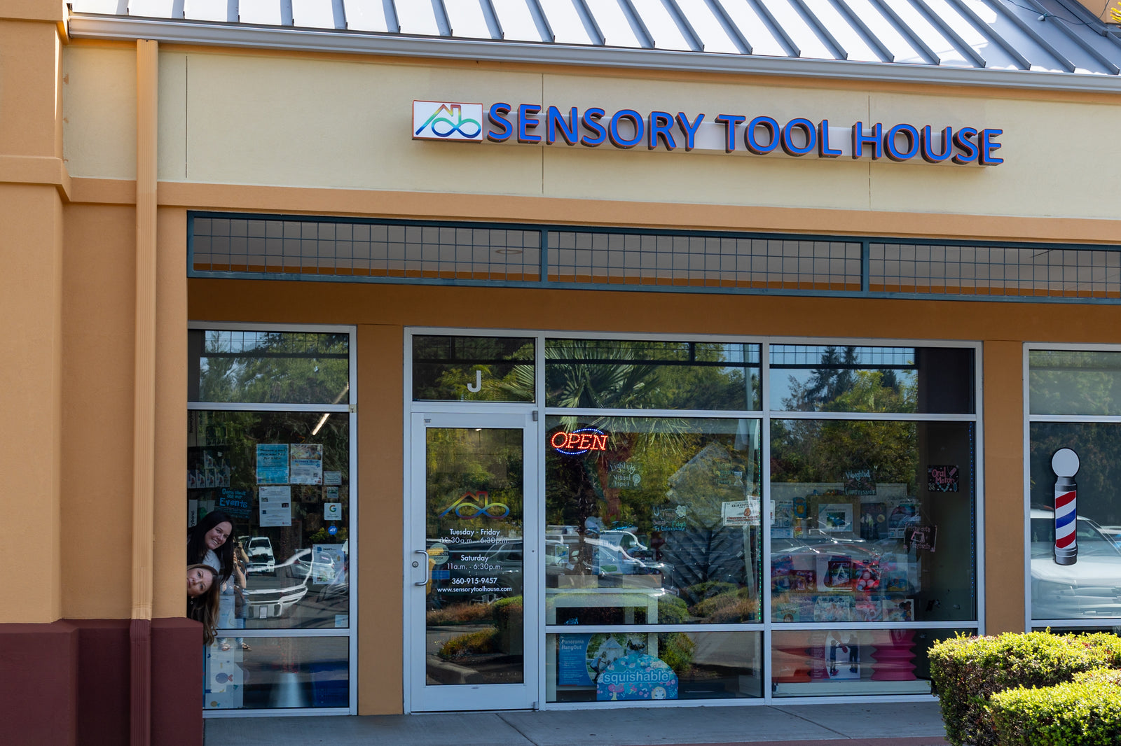 Front of Sensory Tool House store