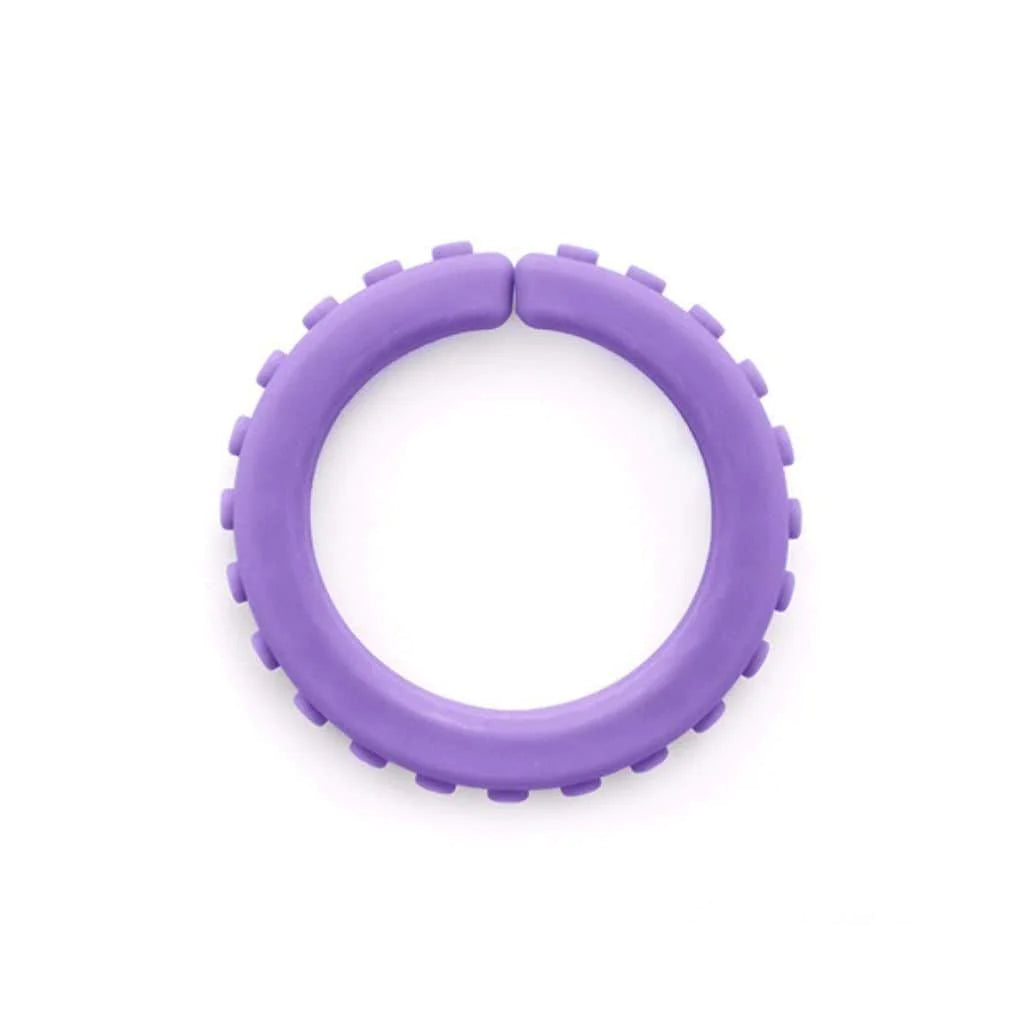 The Lavendar Textured Chewable Brick Bracelet.