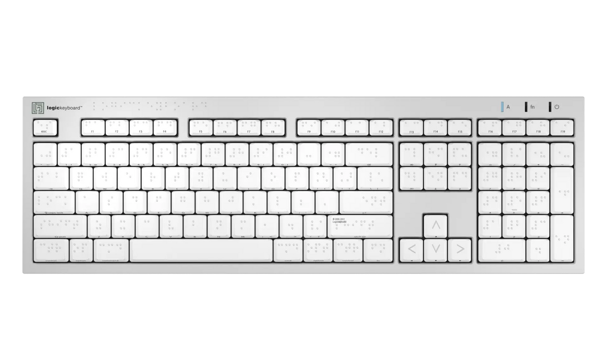 Karboard Braille ALBA Slimline Keyboard (Mac) – Sensory Tool House, LLC