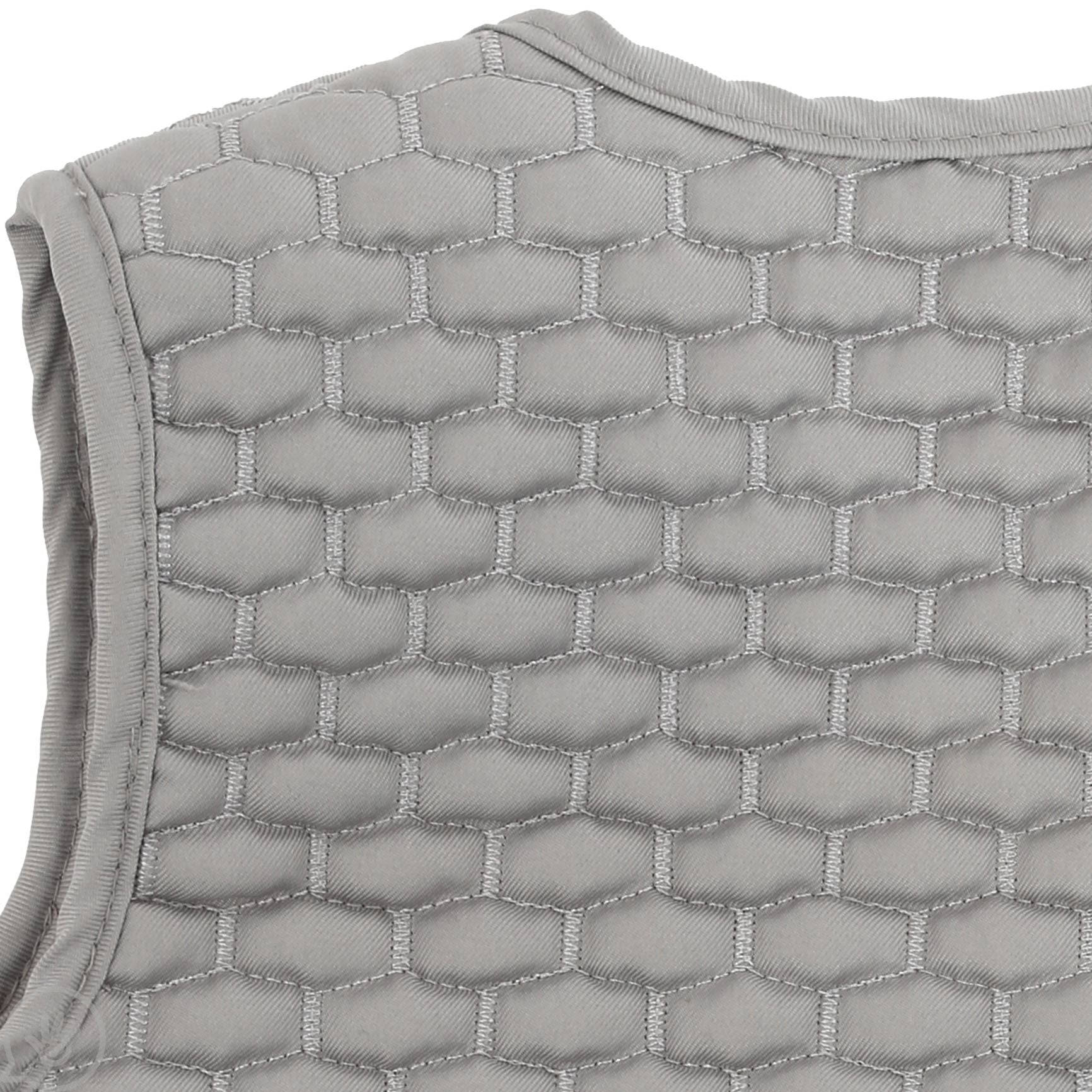 A close up of the texture of the Kids Honeycomb Weighted Vest.