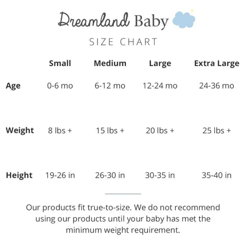 Dream Weighted Sleep Sack 0-36 Months