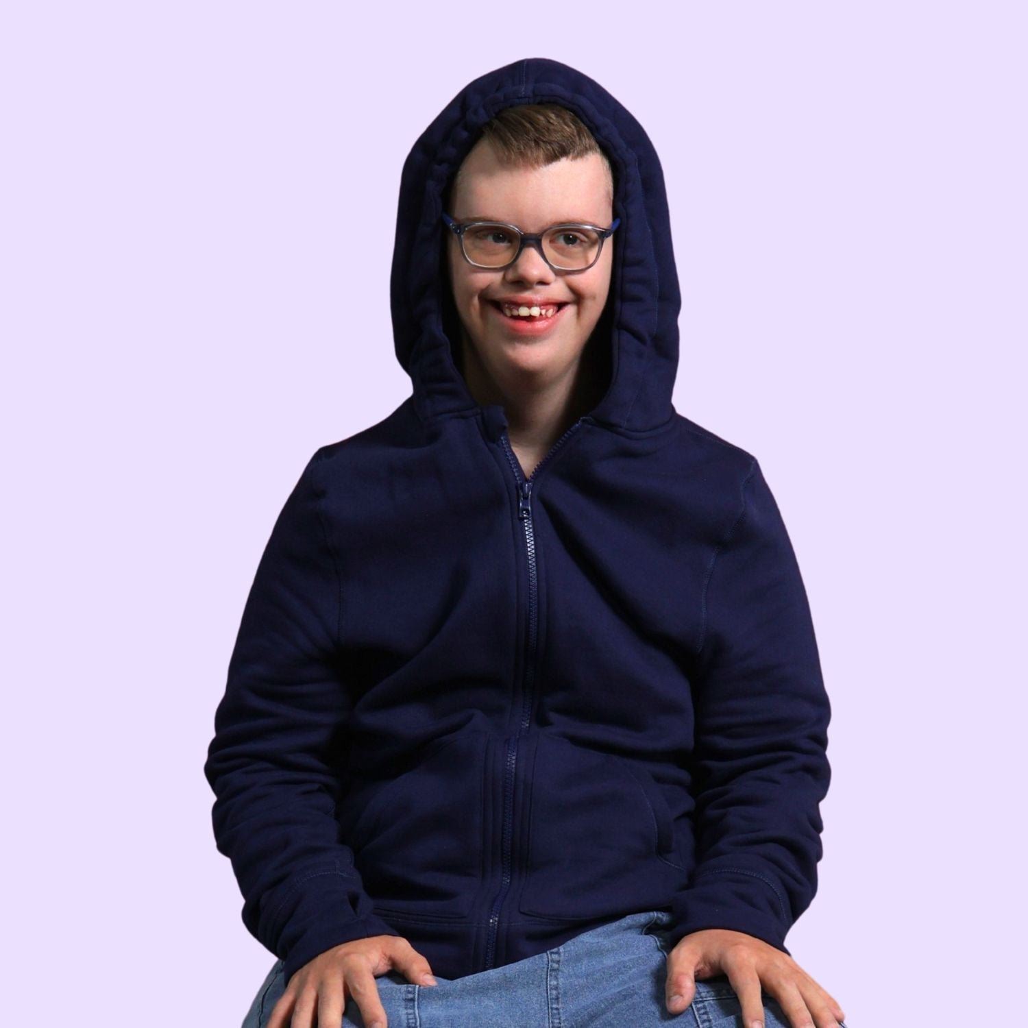 Adult QuietSense Zippered Sound Reducing Sensory Hoodie - Sense-ational You