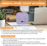 A short how-to operate the Gravity Cube Flipping Digital Timer - Purple 5/10/30/60 Minutes.