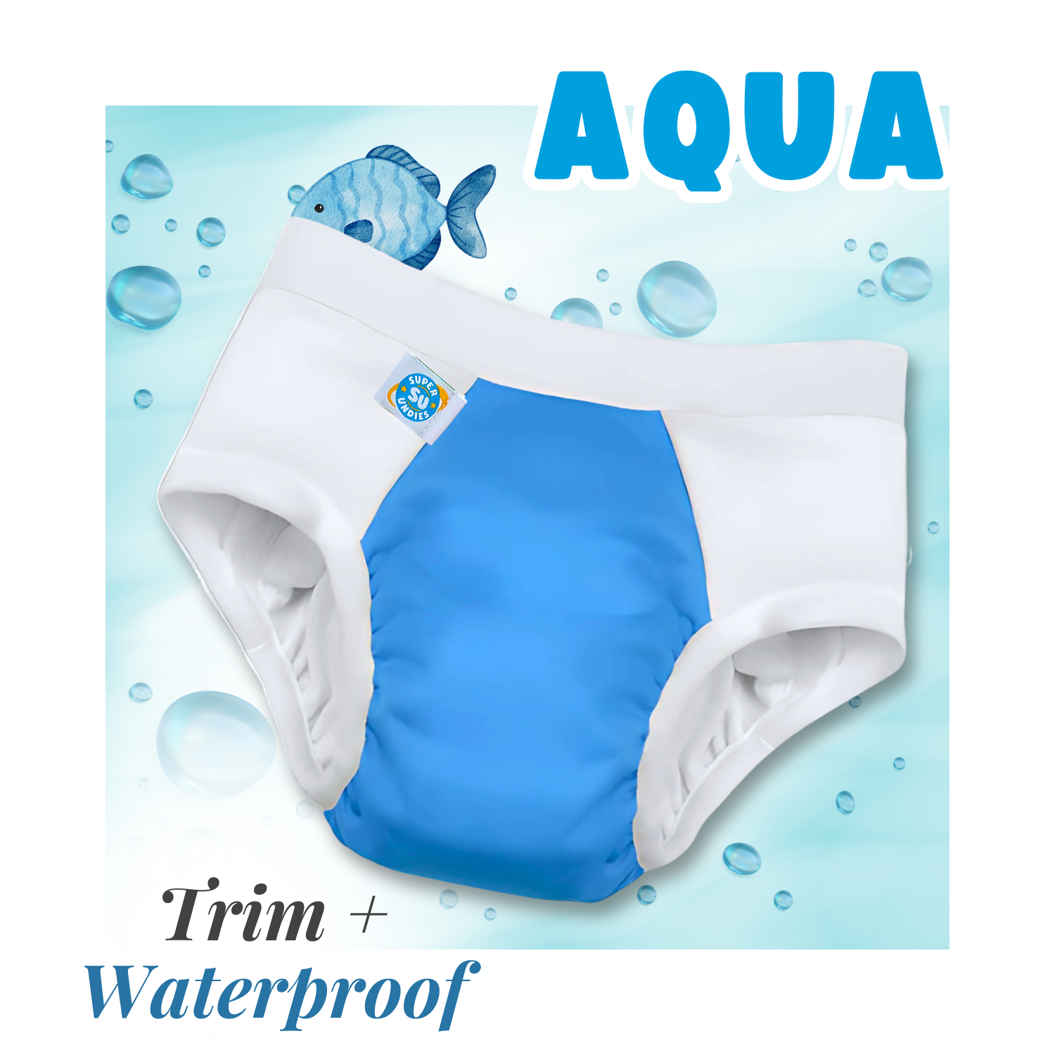 The Pull On Aqua 3-in-1 Diapers for Big Kids.