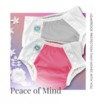 The Variety Pack for Peace of Mind  3-in-1 Diapers for Big Kids.