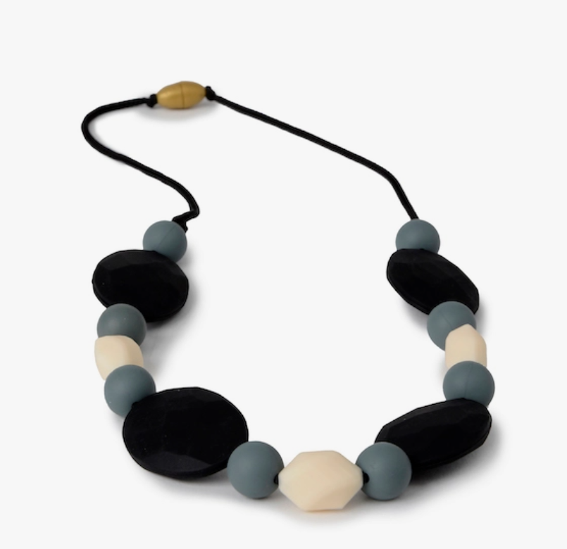 The black Tribeca Necklace.