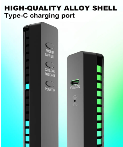 An infographic demonstrating the material of the shell and the charging port.