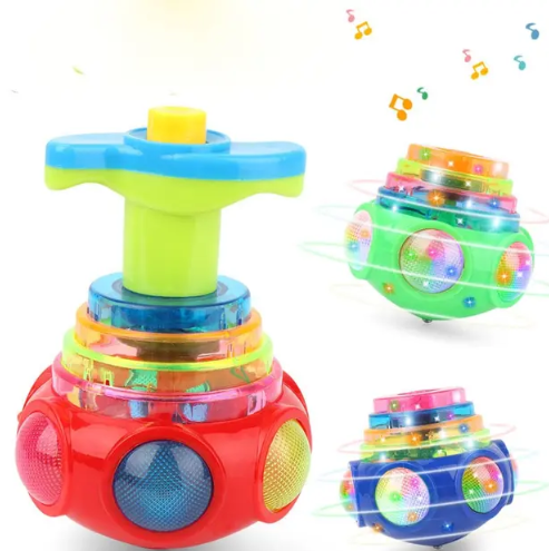 The colors of the Light Up Musical Top Gyroscope.