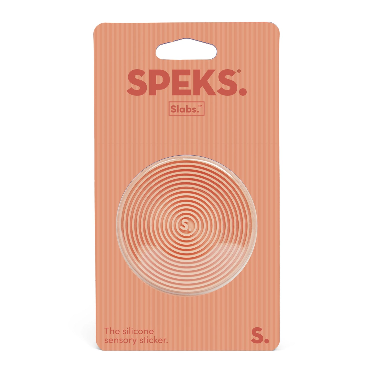 The Speks Slabs Orange Circle Groove.
