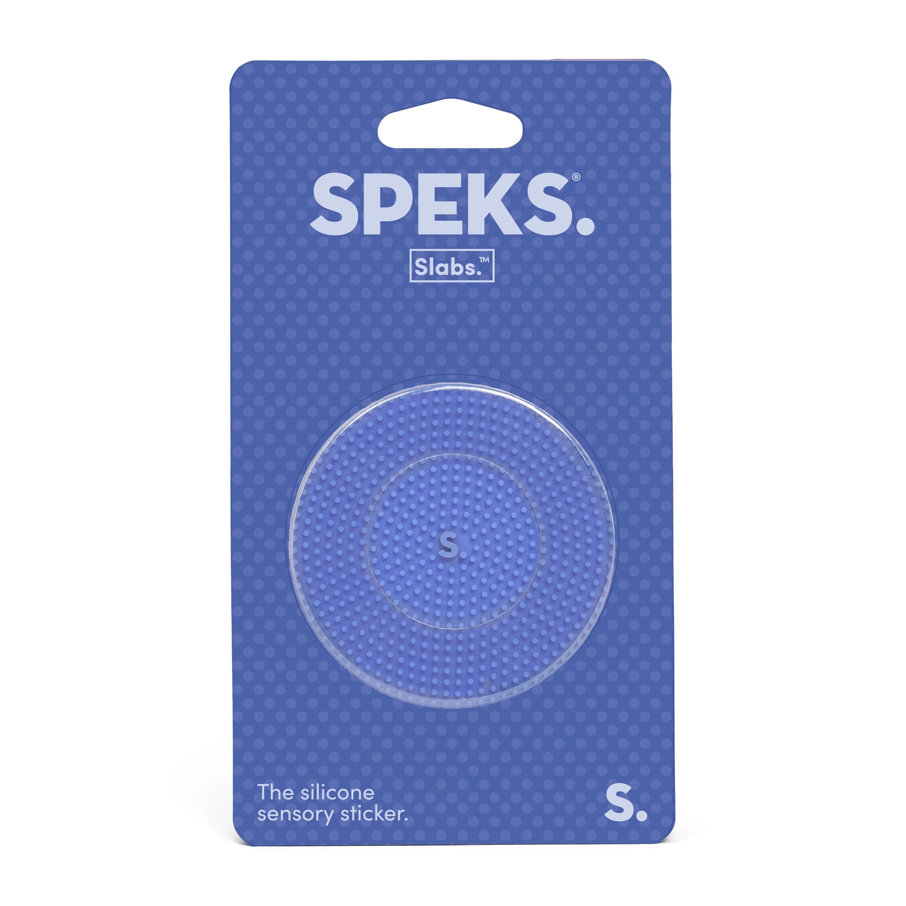 The Speks Slabs Blue Circle Static.