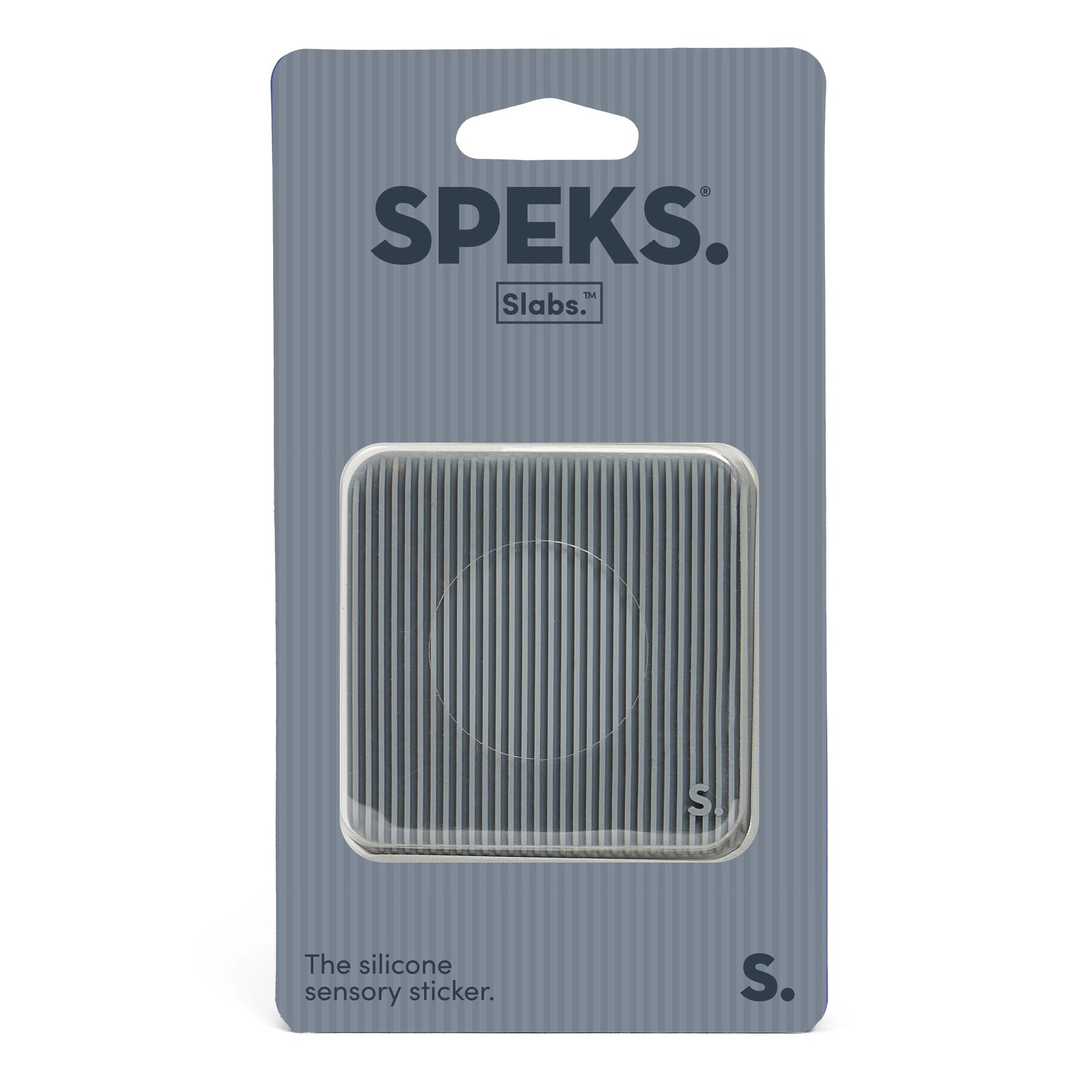 The Speks Slabs Grey Square Groove.
