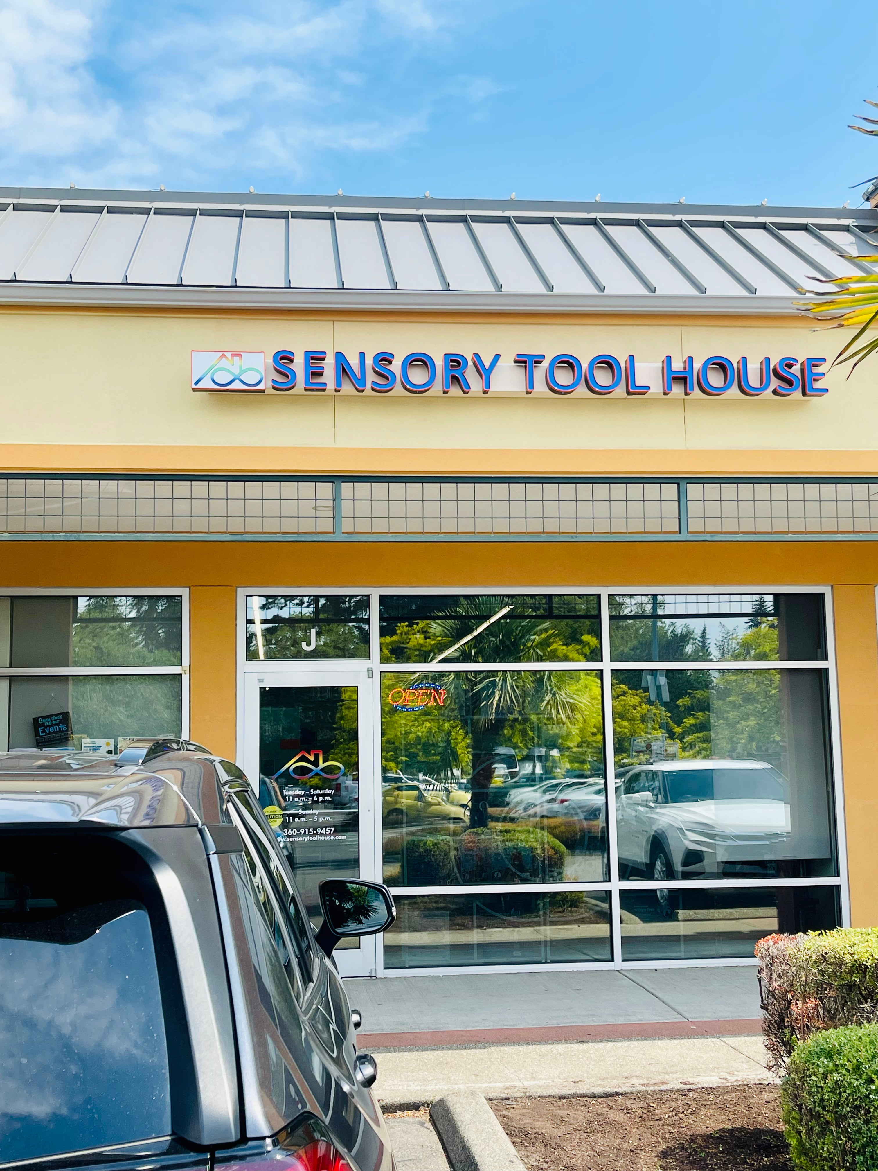 Front of Sensory Tool House