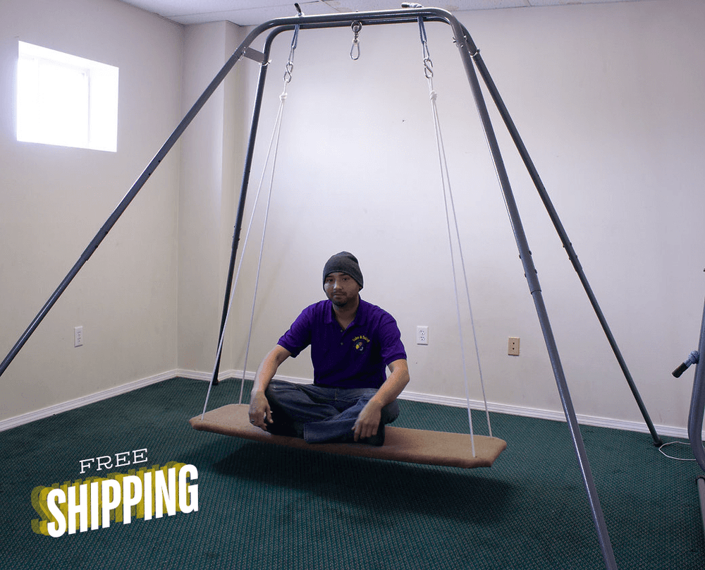 The Adult Carpeted Platform Swing Seat.