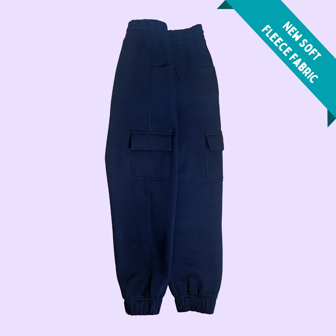 The Navy Adult Sensory Friendly Fidget Joggers.