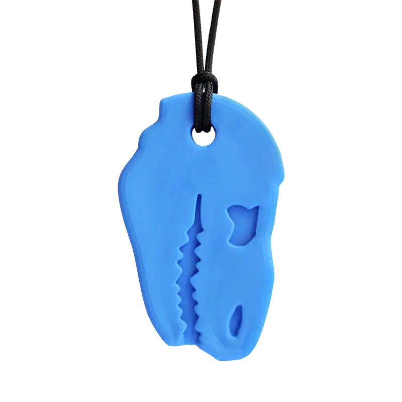 The ARK Dino-Bite Chew Necklace, Royal Blue, XXT.