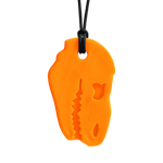 The ARK Dino-Bite Chew Necklace, Orange, XXT.