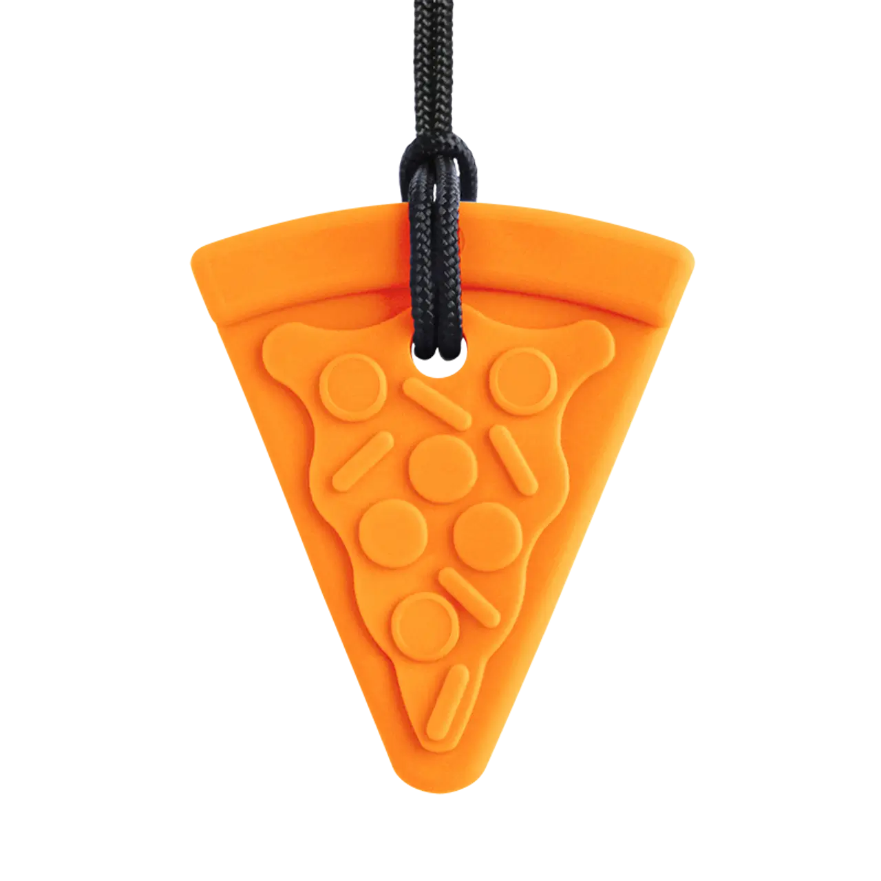 ARK's Pizza Chew Necklace, Orange/XXT/Very Firm.