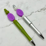 Lavender Silver Chewy Fidget Pen.