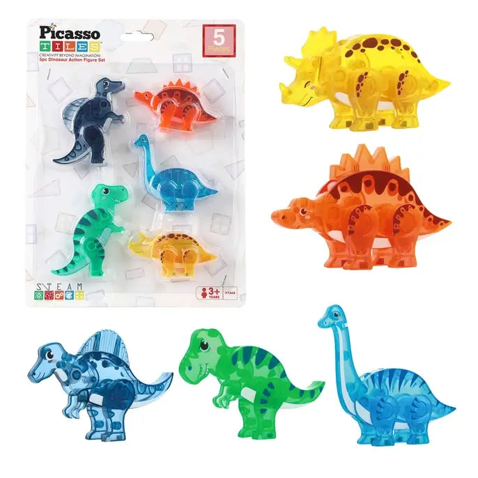 Interchangeable Dinosaur Action Figure Play Set.