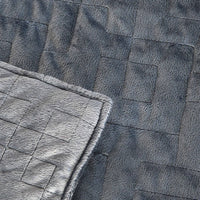 An up close look at the texture of the duvet on the Sutton Home Removable Washable Duvet Weighted Blanket 20 lb.
