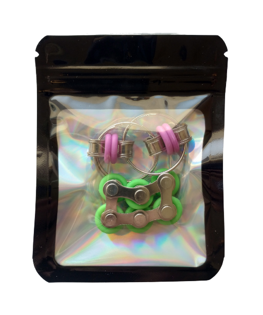 Bike Chain Roller & Bike Chain Fidget Bundle - 2-Pack.