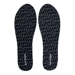A look at the design on the Black Large Flat Socks.