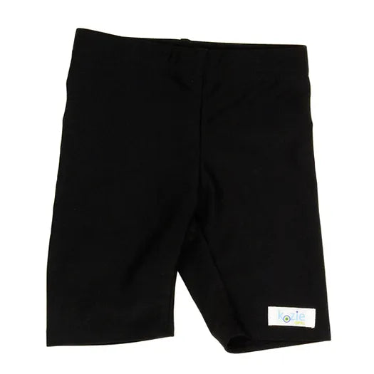 The black pair of Unisex Sensory Compression Shorts.