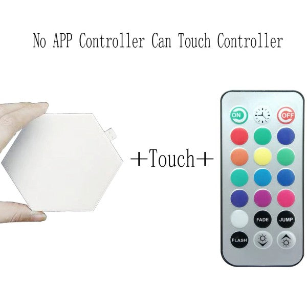 Touch Control Hexagon LED Light (6 pk)