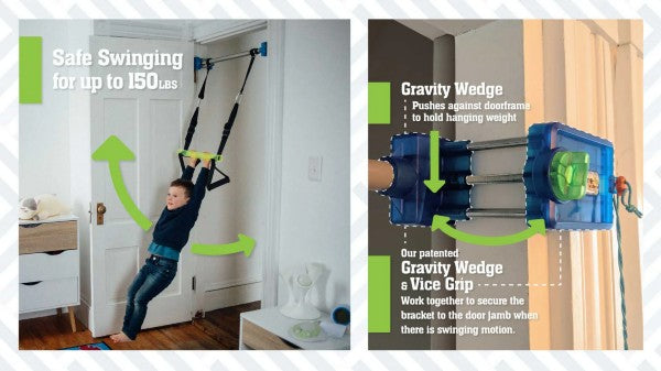 Kidtrix™ Deluxe Doorway Swing Set