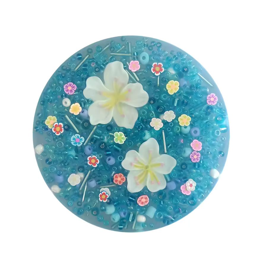 Blue Flower Pick Pad 3".