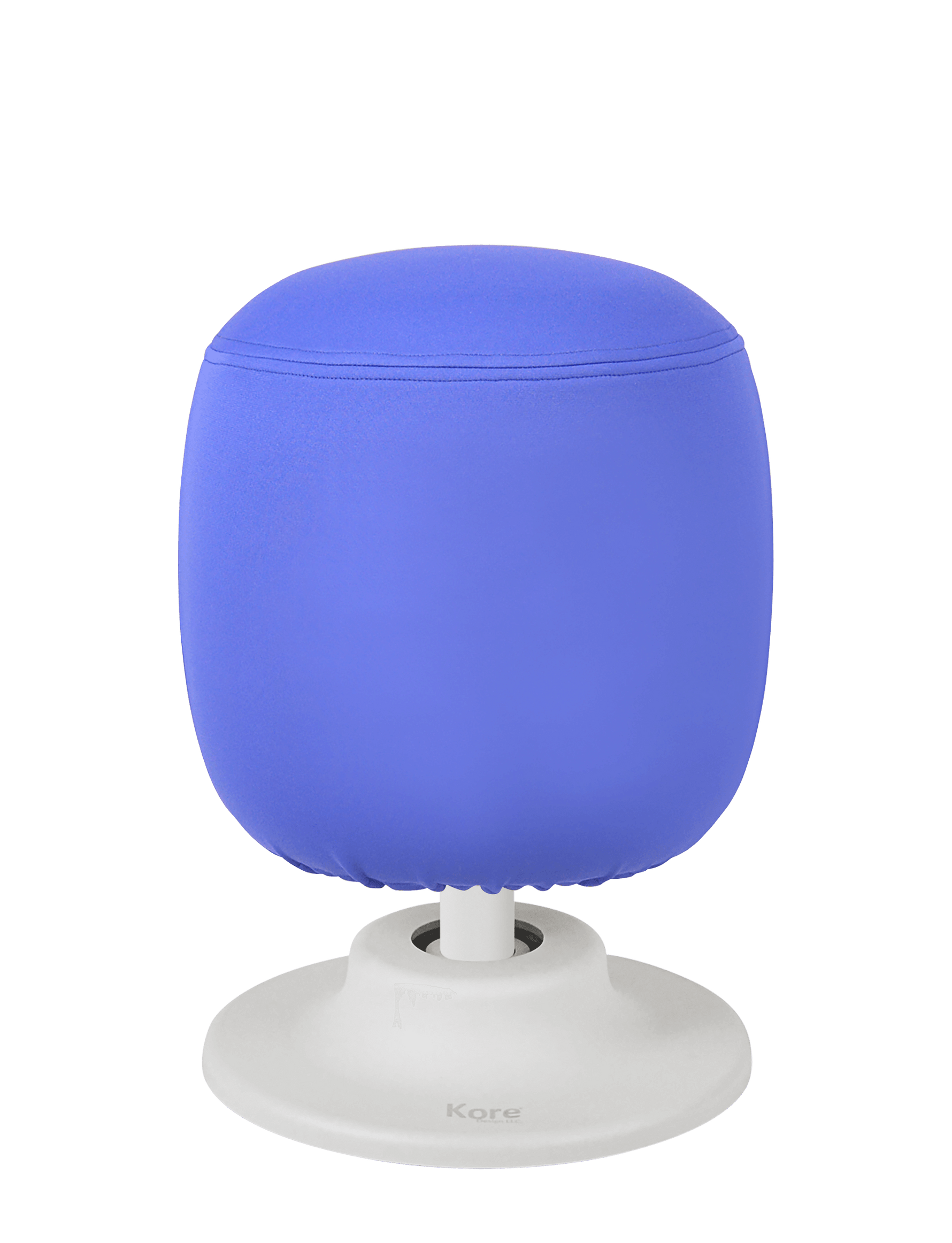 The blue Kids Adjustable Pivot Stool (13" to 17").