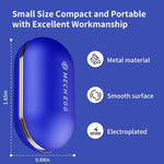 An infographic showing the dimensions of the blue Mech Egg Mechanical Fidget Slider