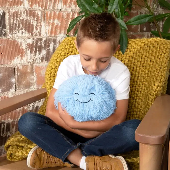 Blue Weighted Hug Ball, Sweet/Silly, 3 lb.