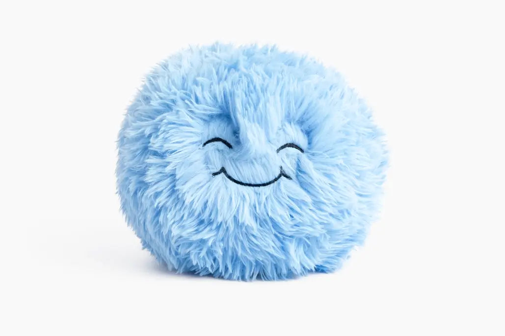 Blue Weighted Hug Ball, Sweet/Silly, 3 lb.