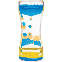 The blue and yellow Liquid Motion Bubbler