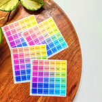 Several Emotion Chart Vinyl 3" Stickers.