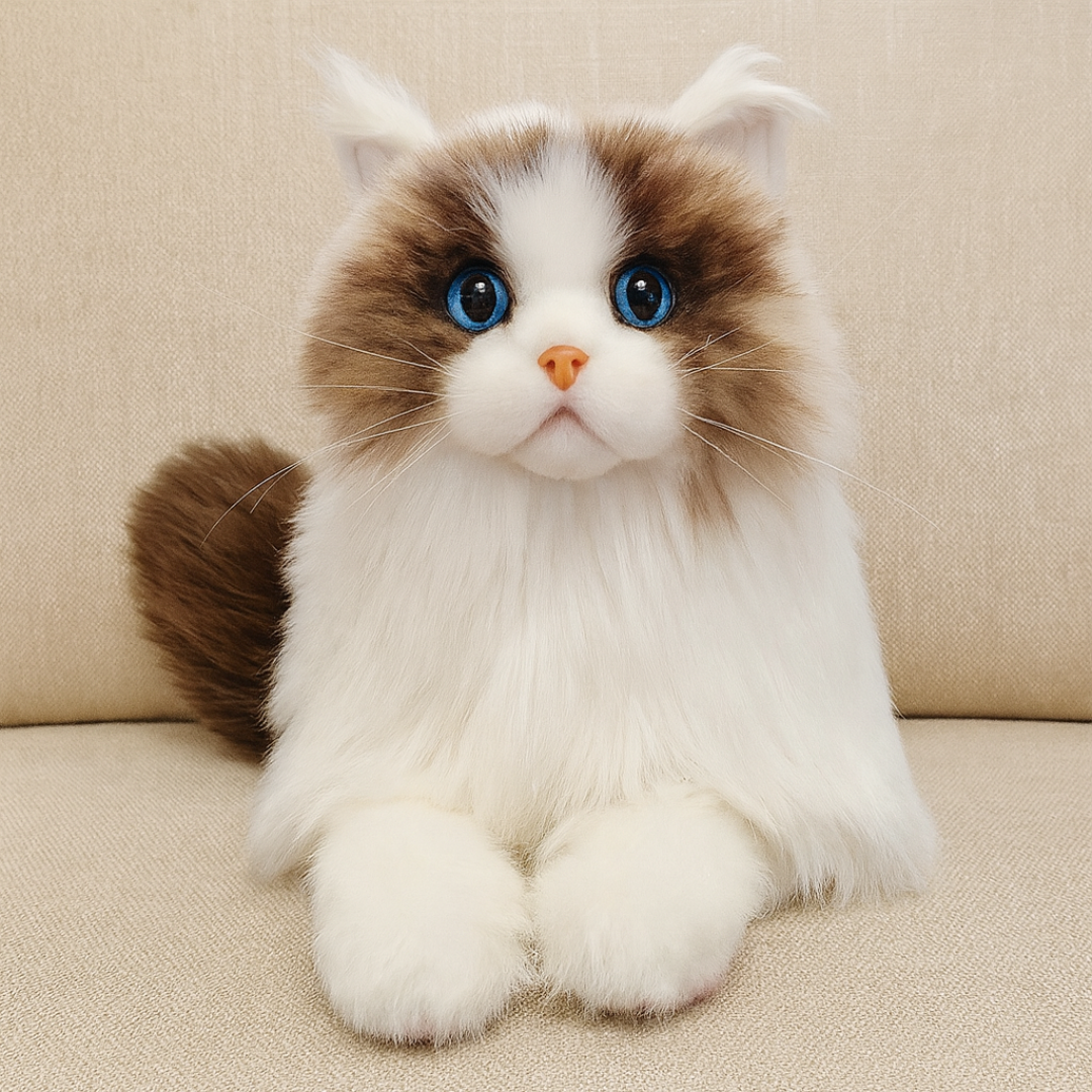 Assistex Therapy Cat Plush for Seniors with Dementia – Realistic Stuffed Animal Companion