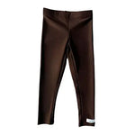 Chocolate Kozie Tagless 4-Way Nylon Compression Pants.