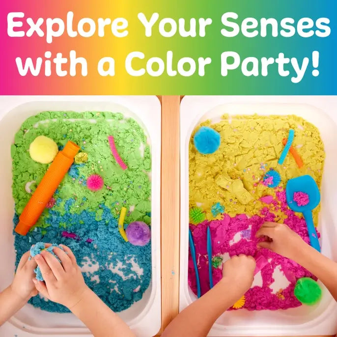 Color Party Sensory Activity Table and Play Bin