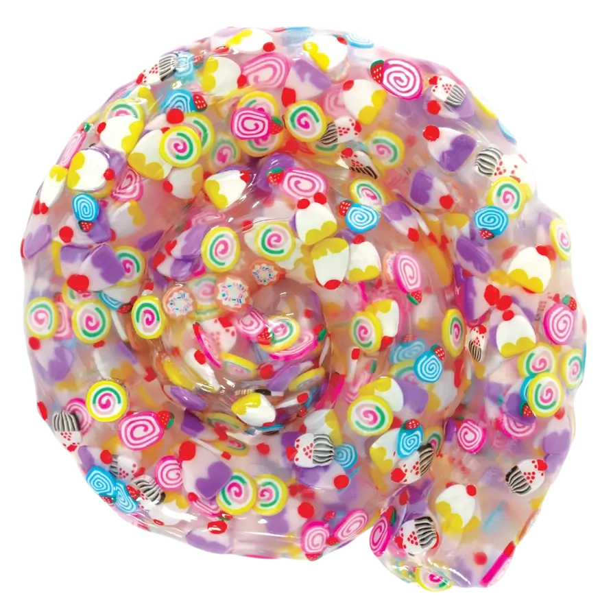 The Crazy Aaron's Sweet Surprise Thinking Putty twisted into a spiral.