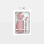 The EZPZ Blush Cup + Straw System for Toddlers in its product packaging.