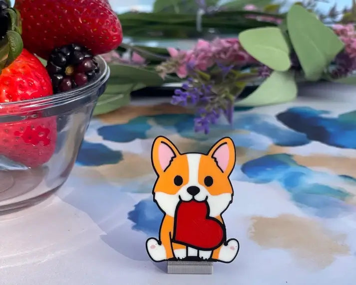 The Cupid Corgi Soda Tab Buddy.
