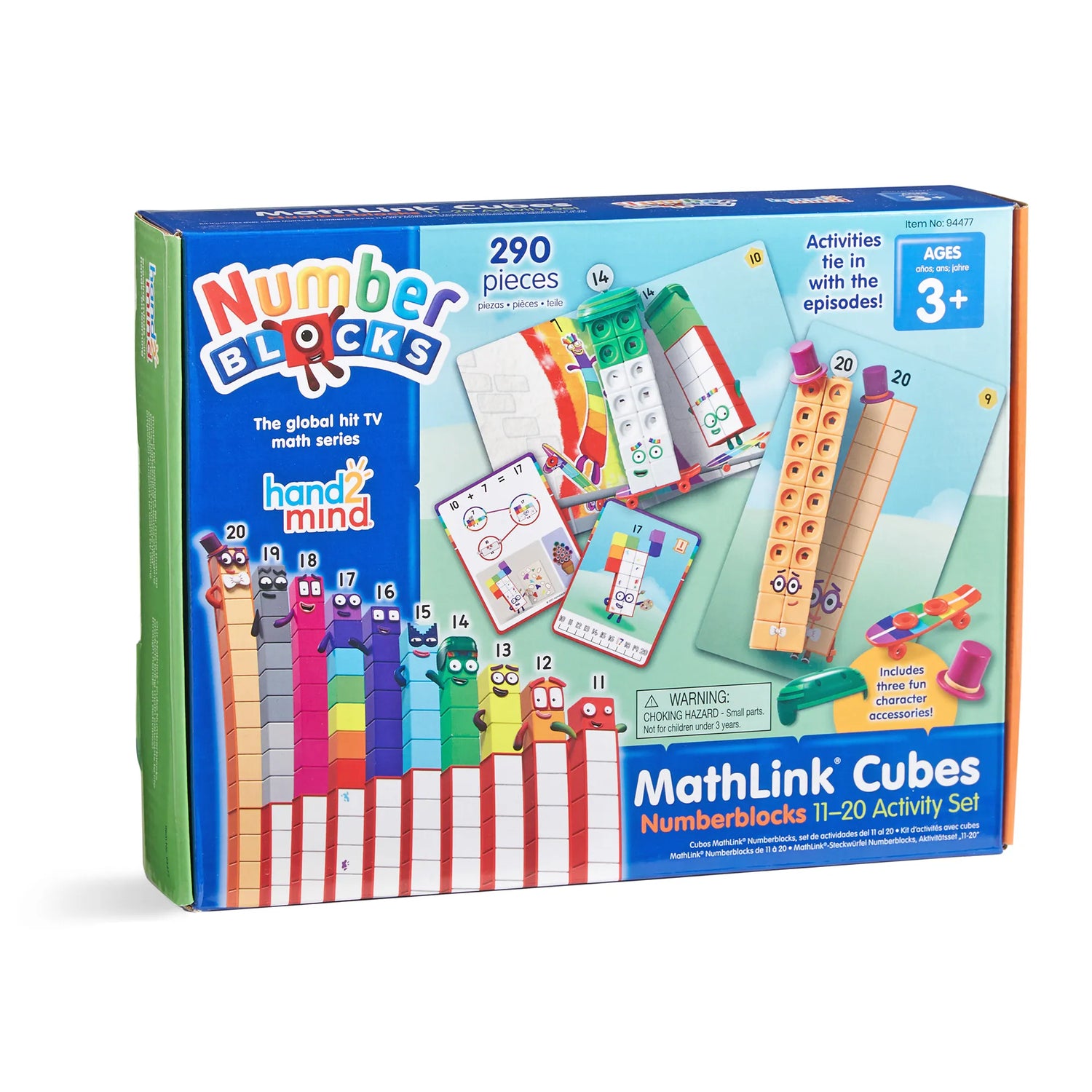 Mathlink Cubes, Numberblocks 11-20 Set