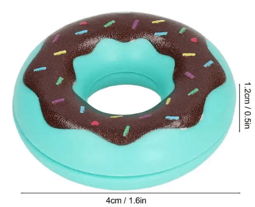 The dimensions of the Donut Magnetic Slider Fidget.