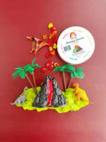 Dinosaur Volcano Watersmellon Scented KidDough To Go Kit.
