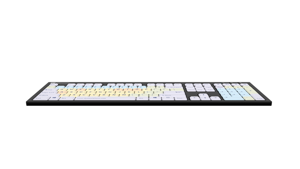 Dyslexie NERO Slimline Keyboard - Windows.