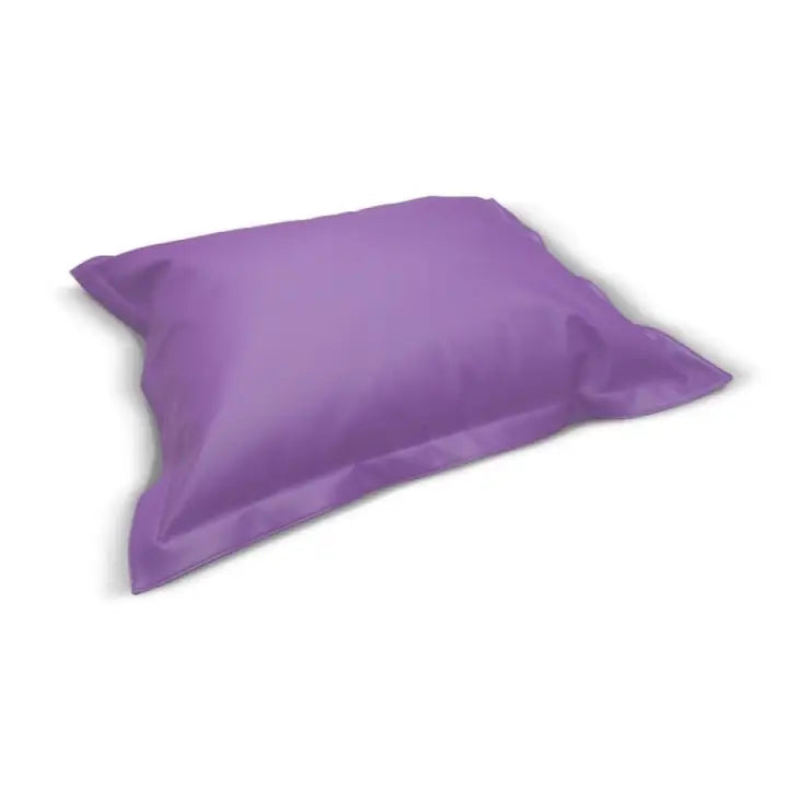 The Purple Leatherette Puf Bed.