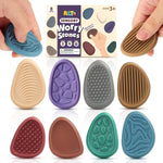 Silicone Fidget Worry Stones - Earth Colors.
